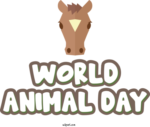 Free Holiday Giraffe Human Horse For World Animal Day Clipart Transparent Background