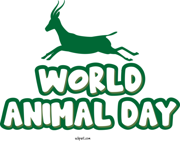 Free Holiday Human Logo Behavior For World Animal Day Clipart Transparent Background