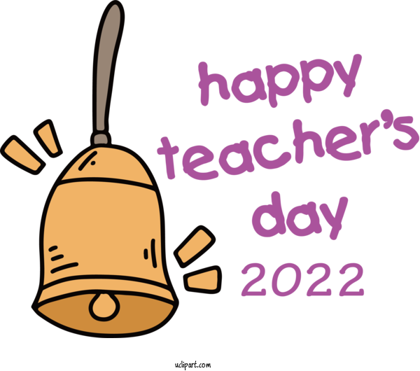 Free Holiday Cartoon Line Text For World Teacher's Day Clipart Transparent Background