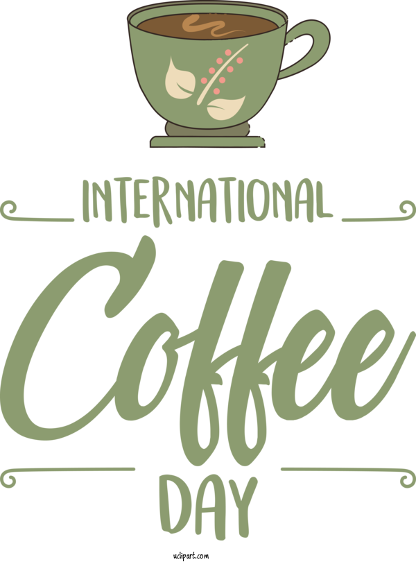 Free Holiday Logo Design Line For Coffee Day Clipart Transparent Background
