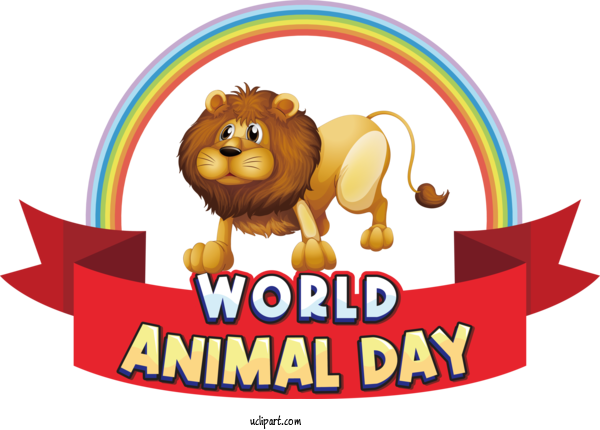Free Holiday Logo Design Royalty Free For World Animal Day Clipart Transparent Background