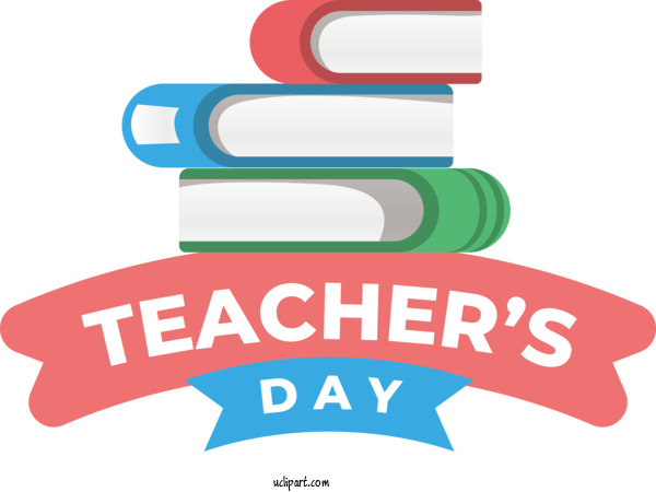 Free Holiday Logo Design Symbol For World Teacher's Day Clipart Transparent Background