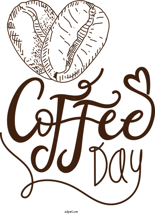 Free Holiday Visual Arts Design Line Art For Coffee Day Clipart Transparent Background