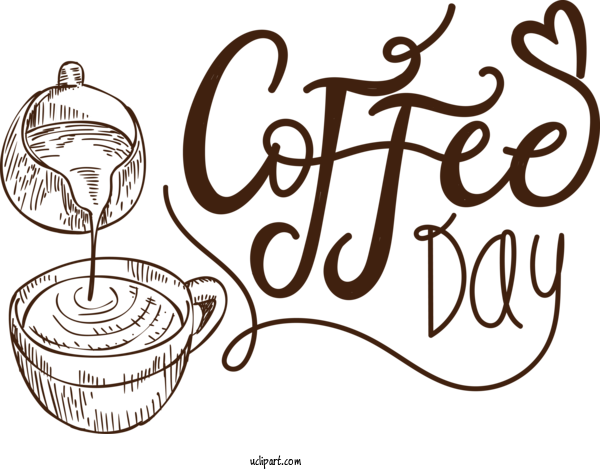 Free Holiday Line Art Design Door Controls International For Coffee Day Clipart Transparent Background