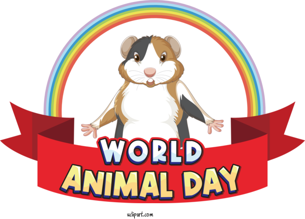 Free Holiday Design Royalty Free Logo For World Animal Day Clipart Transparent Background