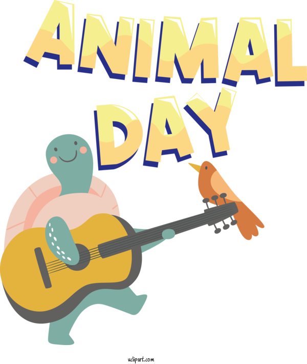 Free Holiday Harp Guitar World Music Day For World Animal Day Clipart Transparent Background