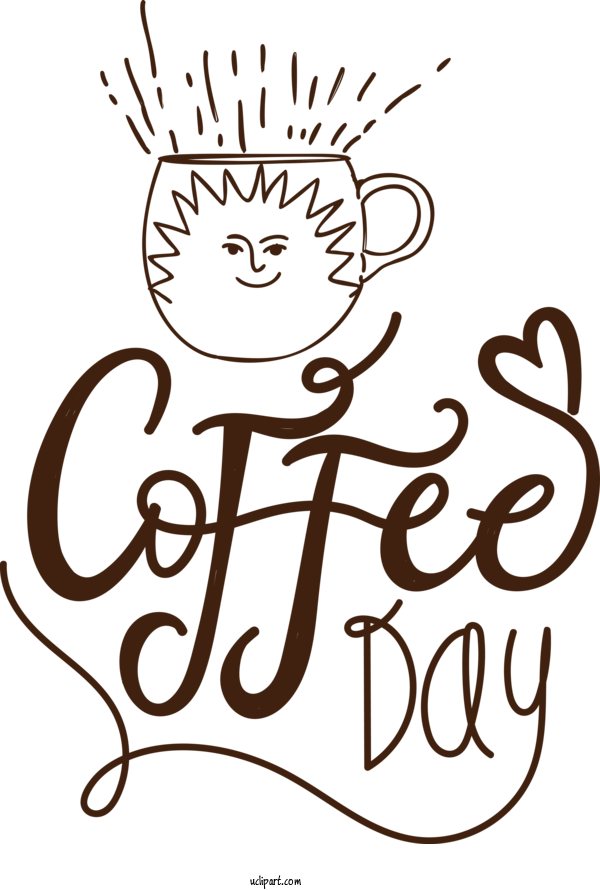 Free Holiday Line Art Human Flower For Coffee Day Clipart Transparent Background