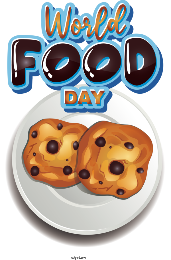 Free Holiday Doughnut Font Snout For World Food Day Clipart Transparent Background