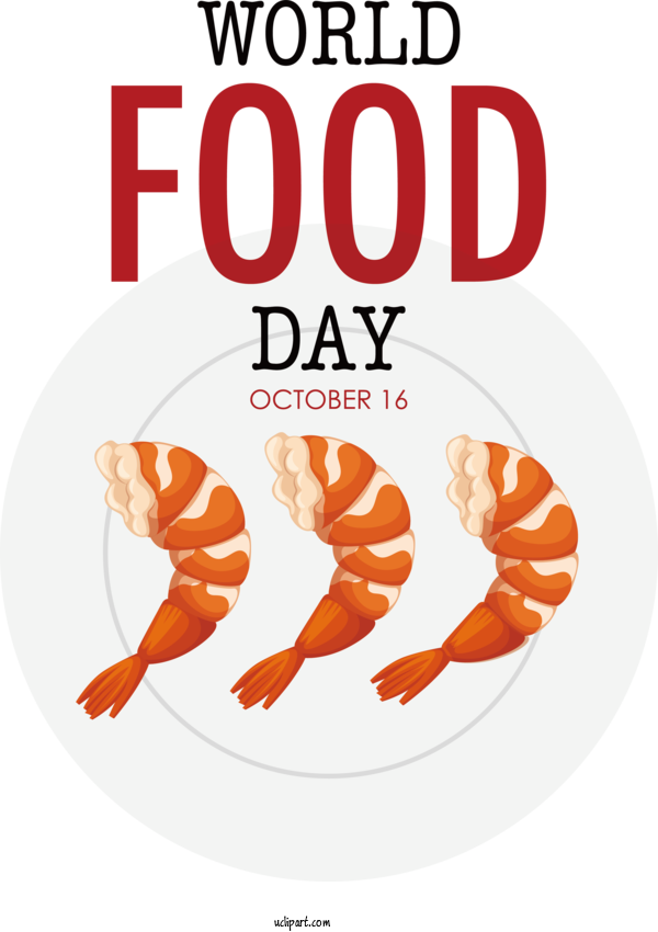 Free Holiday Prawn Cocktail Shrimp Cooking For World Food Day Clipart Transparent Background