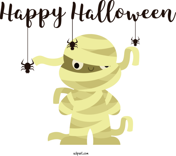 Free Holiday Insects Human Cartoon For Happy Halloween Clipart Transparent Background