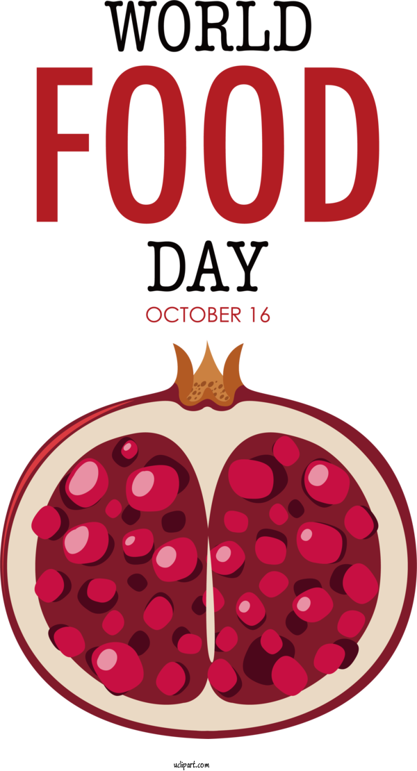 Free Holiday Logo Pomegranate Drawing For World Food Day Clipart Transparent Background