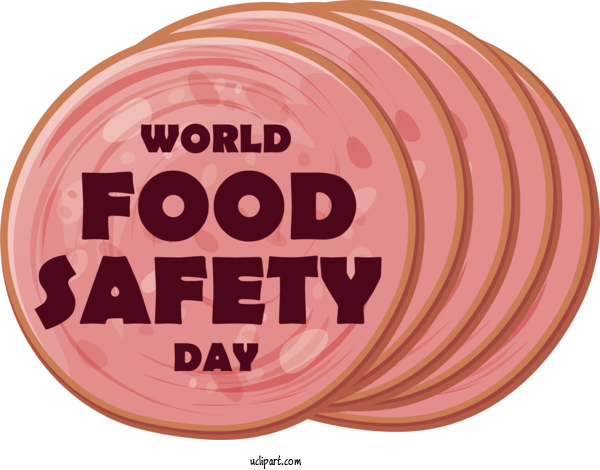 Free Holiday Circle Font Pink For World Food Day Clipart Transparent Background