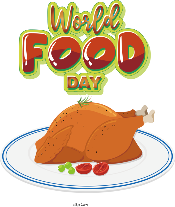 Free Holiday Cartoon Line Meal For World Food Day Clipart Transparent Background