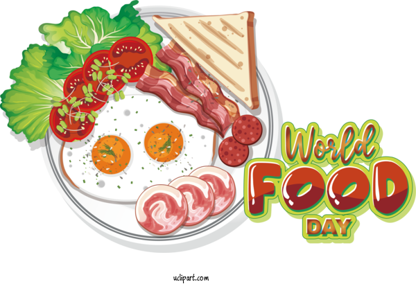 Free Holiday Breakfast Japanese Cuisine Egg For World Food Day Clipart Transparent Background