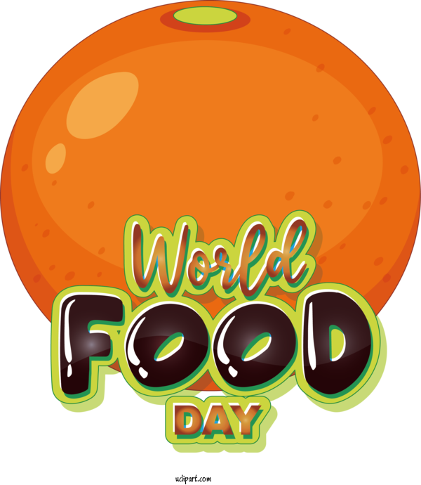Free Holiday Pumpkin Symbol Logo For World Food Day Clipart Transparent Background