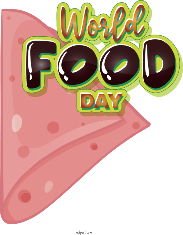 Free Holiday Cartoon Logo For World Food Day Clipart Transparent Background