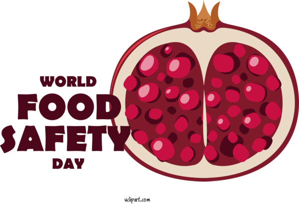 Free Holiday Logo Drawing Pomegranate For World Food Day Clipart Transparent Background
