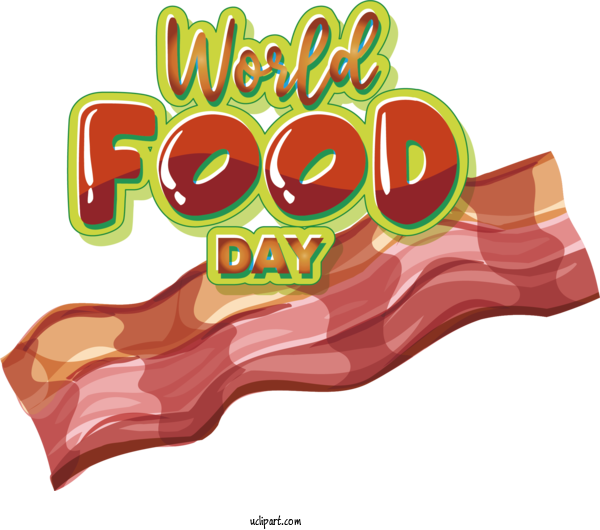 Free Holiday Cartoon Logo Design For World Food Day Clipart Transparent Background