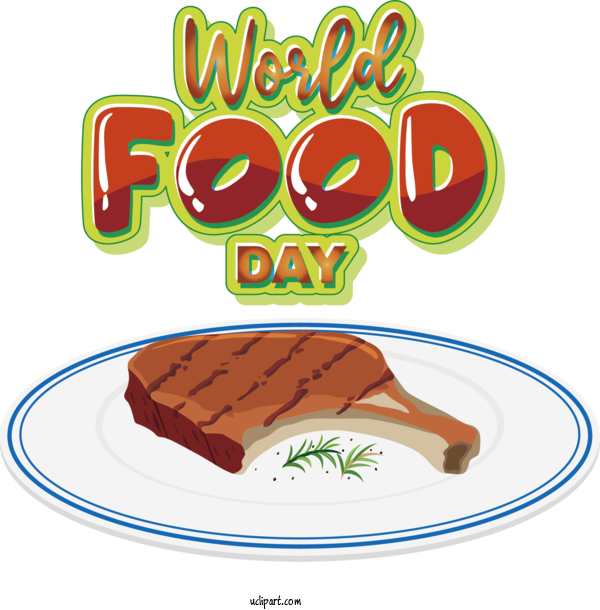 Free Holiday Logo Fast Food Line For World Food Day Clipart Transparent Background