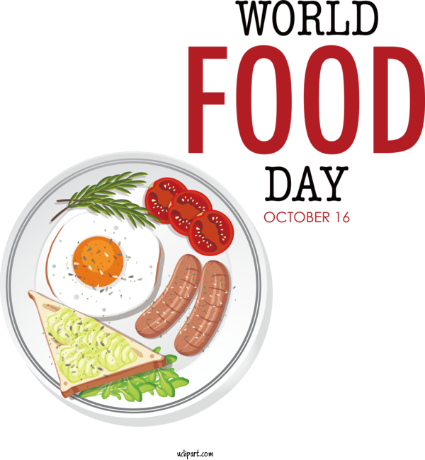Free Holiday Logo Charity Still Good Food For World Food Day Clipart Transparent Background