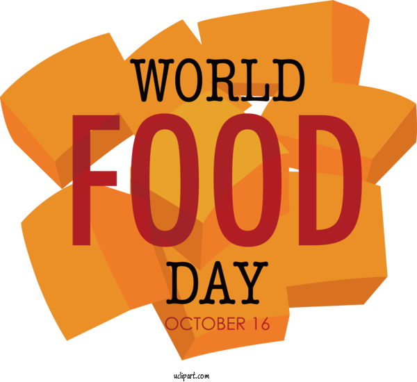 Free Holiday Logo Design Text For World Food Day Clipart Transparent Background