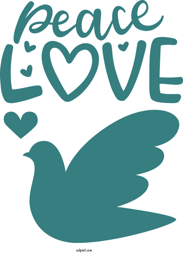 Free Peace Day Birds Line Art Beak For Peace Love Clipart Transparent Background