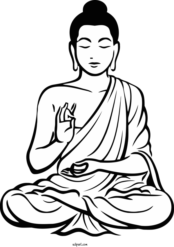 Free Bodhi Drawing Sketch Painting For Bodhi Festival Clipart Transparent Background