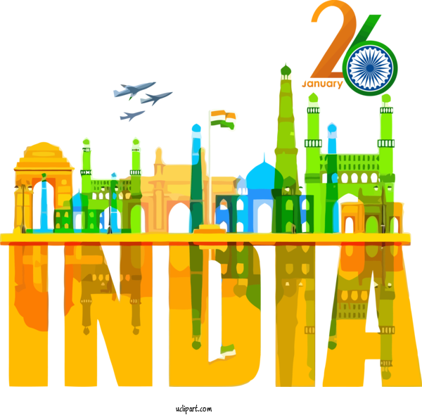 Free Inida Element India Republic Day For Inida Republic Day Clipart Transparent Background