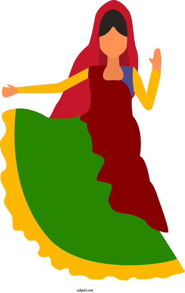 Free Lohri Folk Dance Drawing Logo For Lohri Festival Clipart Transparent Background