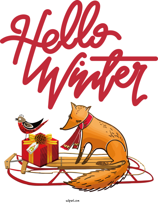 Free Winter Cartoon Line Shoe For Hello Winter Clipart Transparent Background