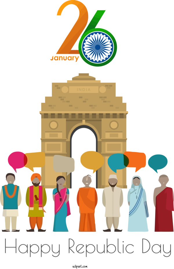 Free Inida Element India Gate Republic Day For Inida Republic Day Clipart Transparent Background