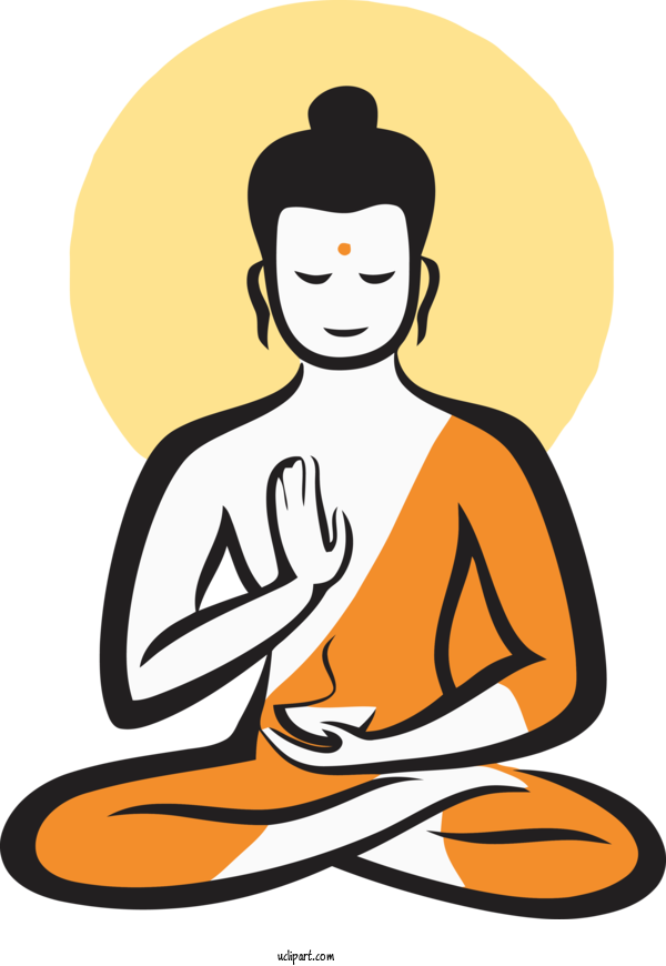 Free Bodhi Buddhist Symbolism Meditation Vector For Bodhi Festival Clipart Transparent Background