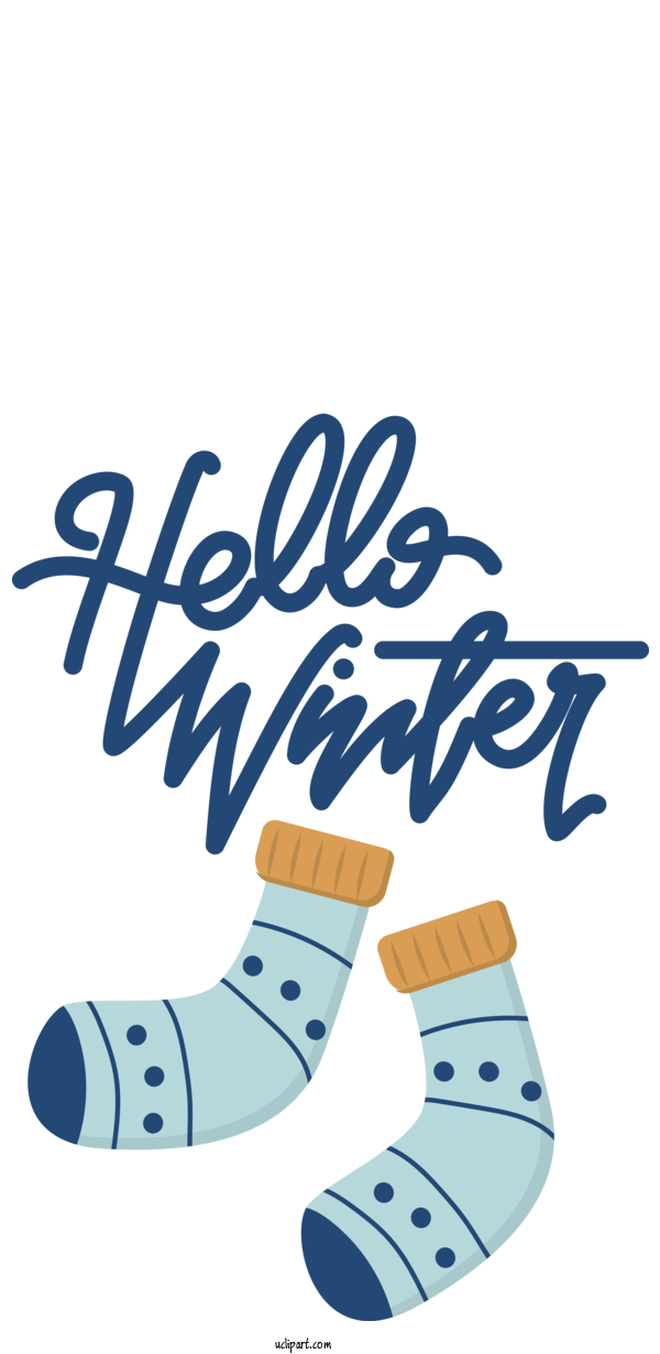 Free Winter Shoe Design Fashion For Hello Winter Clipart Transparent Background