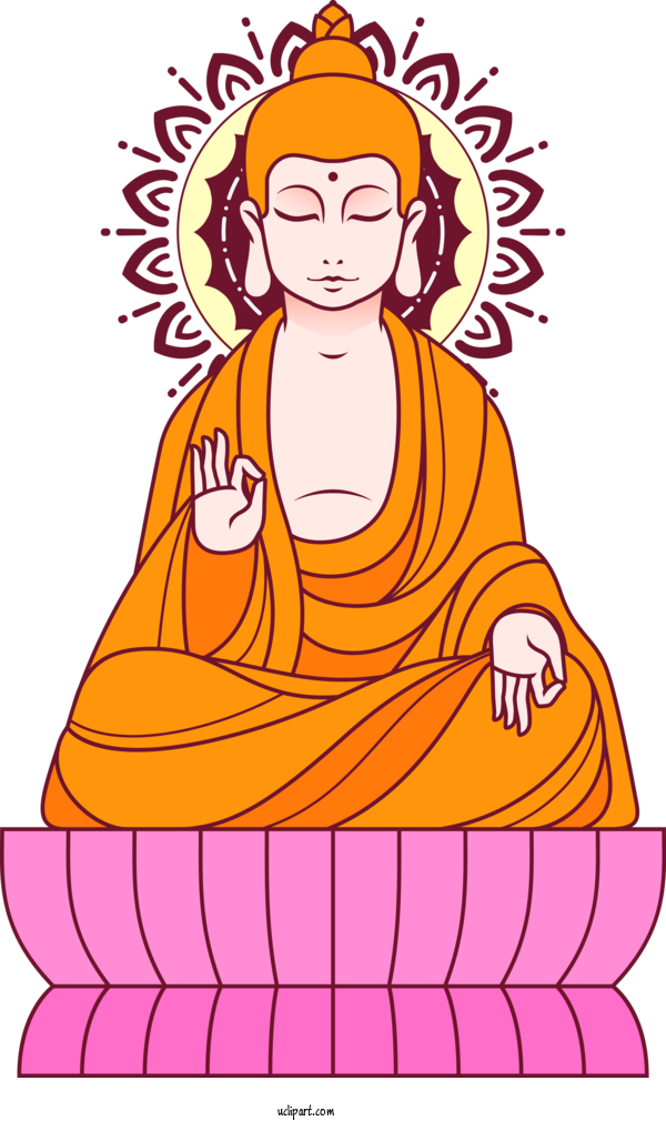 Free Bodhi Buddha's Birthday Bodhi Day Logo For Bodhi Festival Clipart Transparent Background