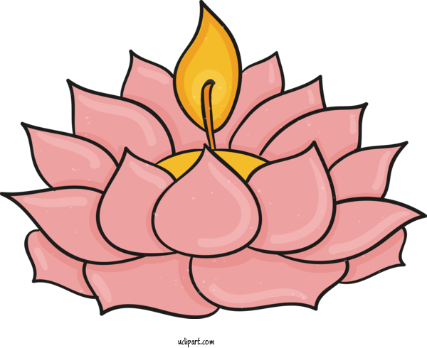 Free Bodhi Vesak Bodhi Day Flower For Bodhi Festival Clipart Transparent Background