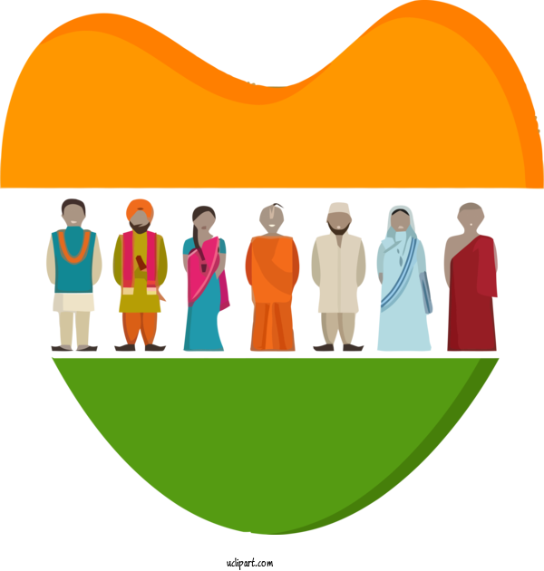 Free Inida Element Indian People  Indian Religions For Inida Republic Day Clipart Transparent Background