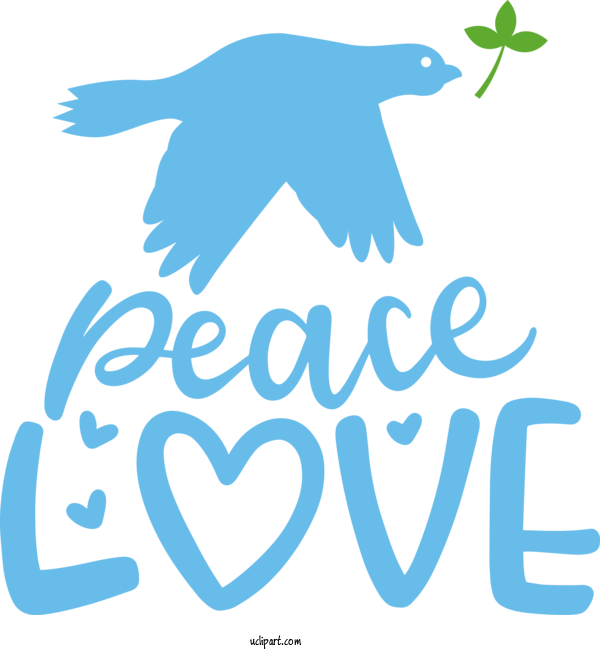 Free Peace Day Human Logo Behavior For Peace Love Clipart Transparent Background