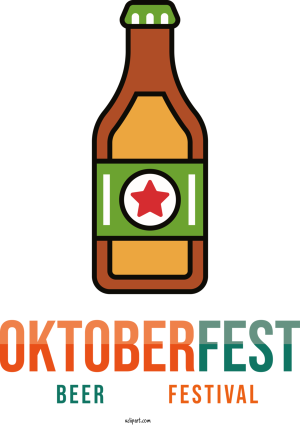 Free Holiday Logo Line Bottle For Oktoberfest Clipart Transparent Background