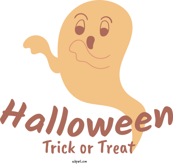 Free Holiday Human  Logo For Happy Halloween Clipart Transparent Background