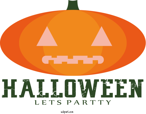 Free Holiday Squash Jack O' Lantern Calabaza For Happy Halloween Clipart Transparent Background