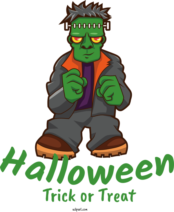 Free Holiday Human Cartoon Plant For Happy Halloween Clipart Transparent Background