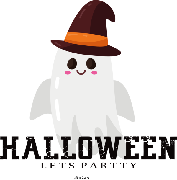 Free Holiday Cartoon Logo Character For Happy Halloween Clipart Transparent Background
