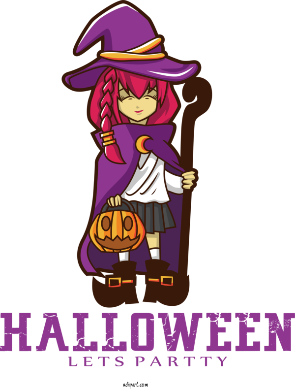 Free Holiday Drawing Cartoon Animation For Happy Halloween Clipart Transparent Background