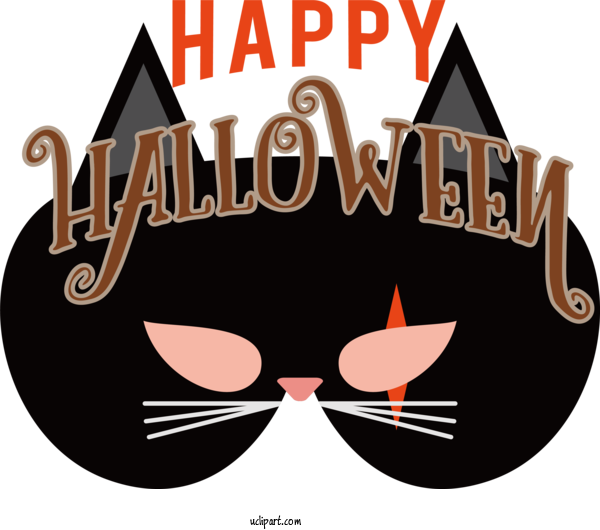 Free Holiday Cat Glasses Sunglasses For Happy Halloween Clipart Transparent Background