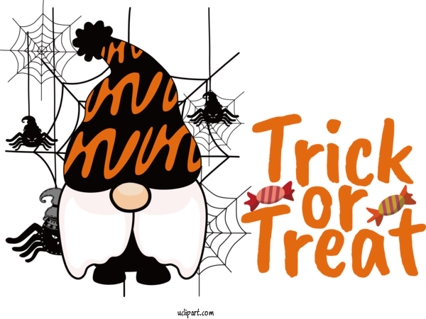 Free Holiday Drawing Royalty Free Design For Happy Halloween Clipart Transparent Background