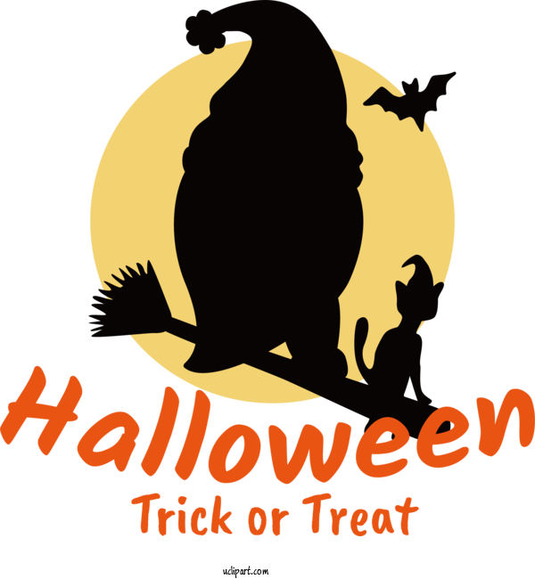 Free Holiday Birds Logo Flightless Bird For Happy Halloween Clipart Transparent Background