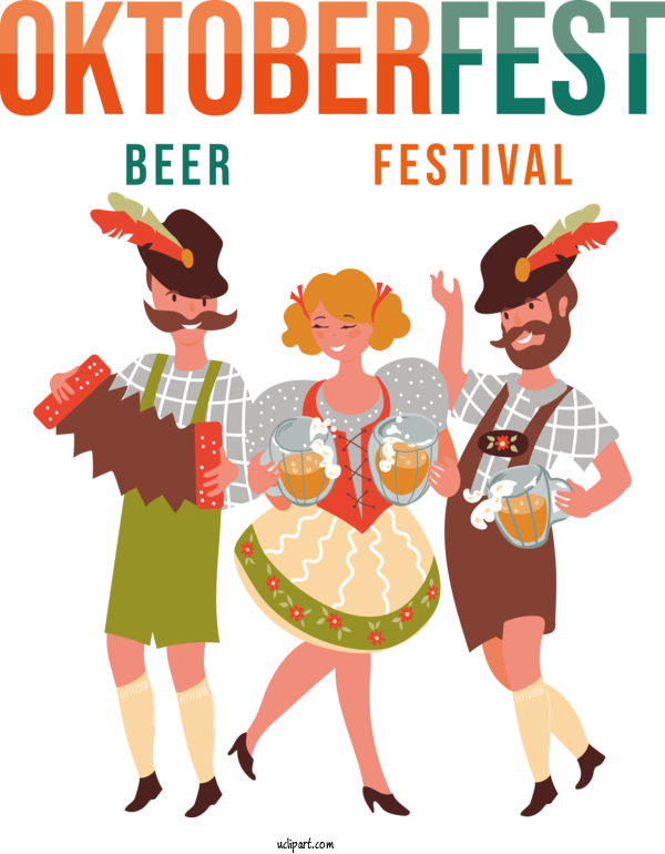 Free Holiday Oktoberfest Folk Costume Costume For Oktoberfest Clipart Transparent Background