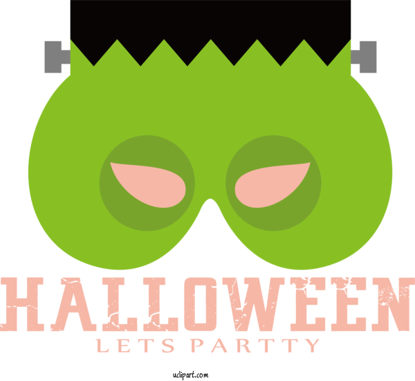 Free Holiday Sunglasses Goggles Logo For Happy Halloween Clipart Transparent Background