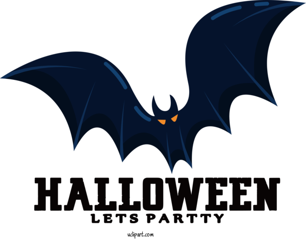 Free Holiday Font Logo Cartoon For Happy Halloween Clipart Transparent Background