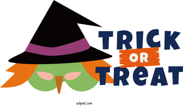 Free Holiday Logo Design Line For Happy Halloween Clipart Transparent Background